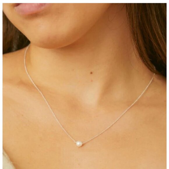 Pre-owned Tiffany & Co Silver Elsa Peretti White Pearl Pendant Necklace - Picture 12 of 12